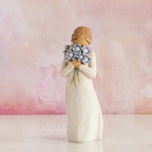 Willow Tree Figurine Forget-Me-Not Signed by Artist Susan Lordi